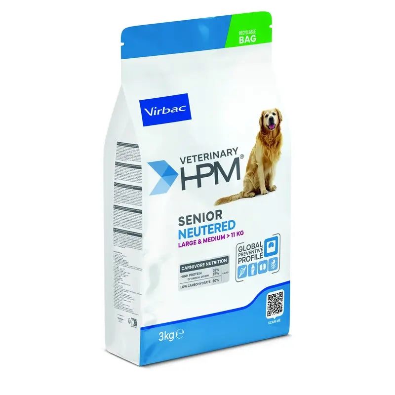 Virbac Hpm Senior Neutered Dog 3Kg Alimento, pienso para perros