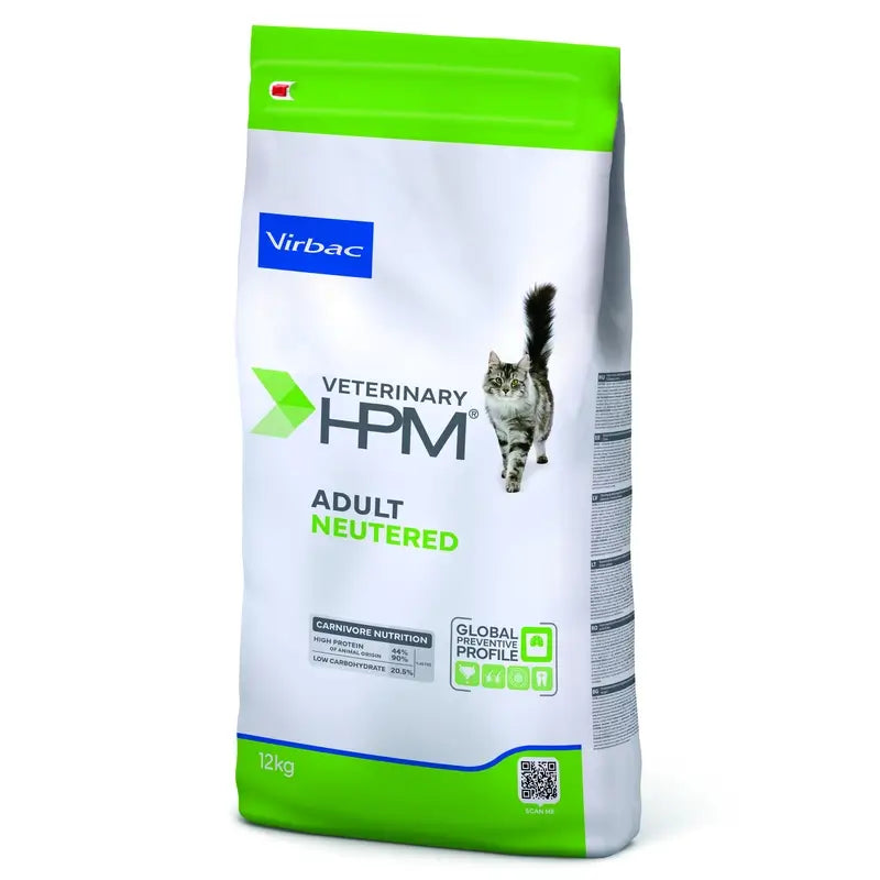 Virbac Hpm Feline Adult Neutered 12Kg, pienso para gatos