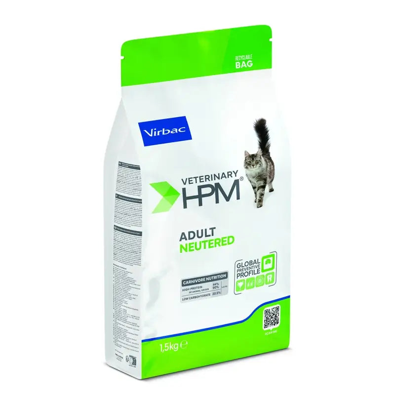 Virbac Hpm Adult Alimento Gato Esterilizado 1,5 Kg, pienso para gatos