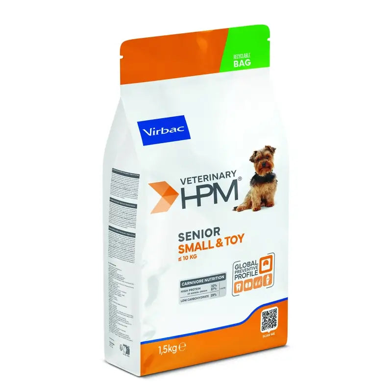 Virbac Hpm Senior Dog Small & Toy 1,5kg, pienso para Perros