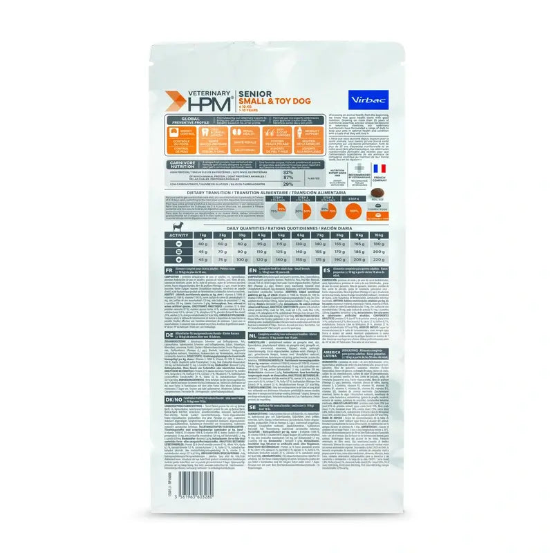Virbac Hpm Senior Dog Small & Toy 1,5kg, pienso para Perros