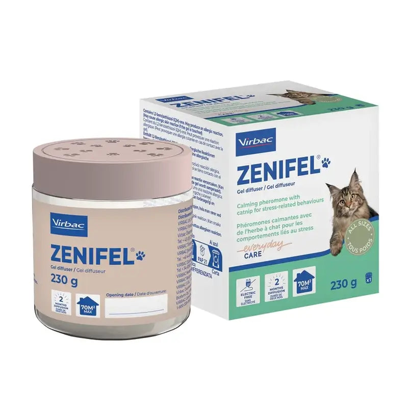 Virbac Zenifel Gel Diffusor Gatos, 230G