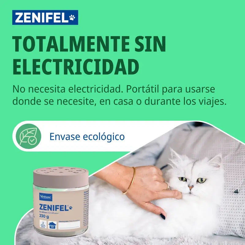 Virbac Zenifel Gel Difusor Gatos, 230 gr