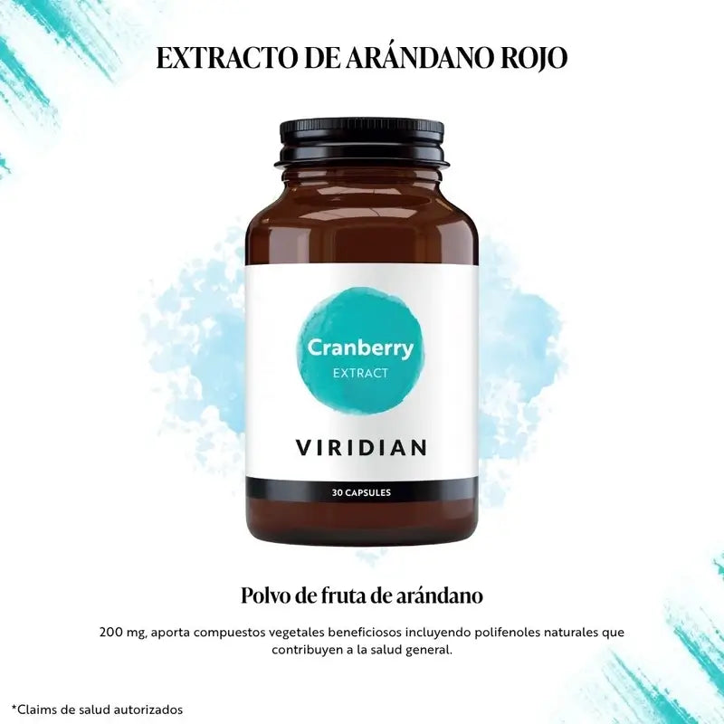 Viridian Arandano Extracto Estandarizado 30Cap.Veg.