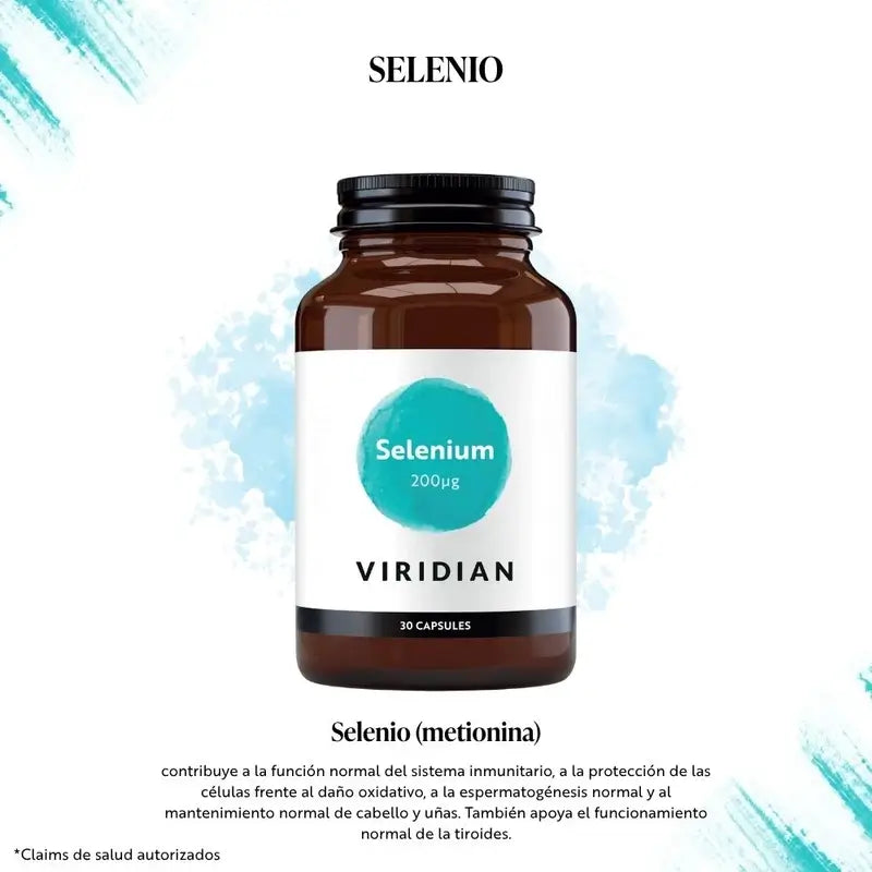 Viridian Selenio 200Ug 30Cap.Veg.
