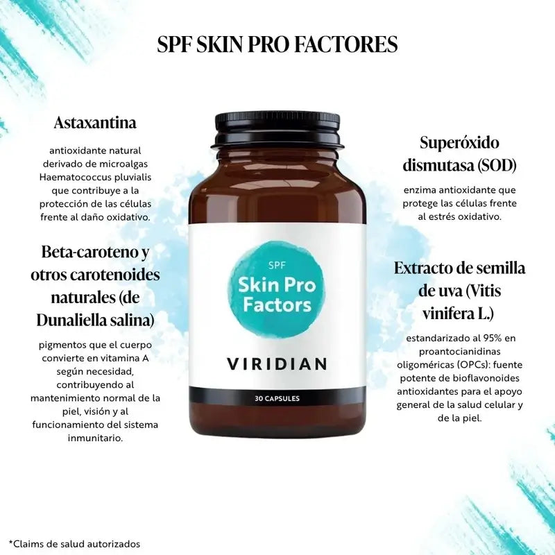 Viridian Spf Skin Pro-Factors 30Cap.Veg.