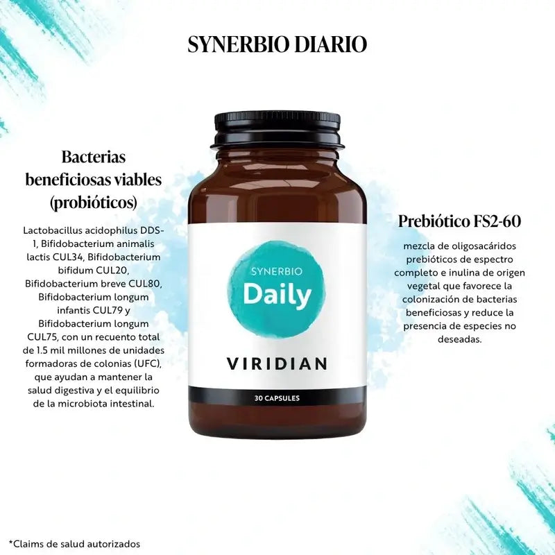 Viridian Synerbio Diario 30Cap.Veg.