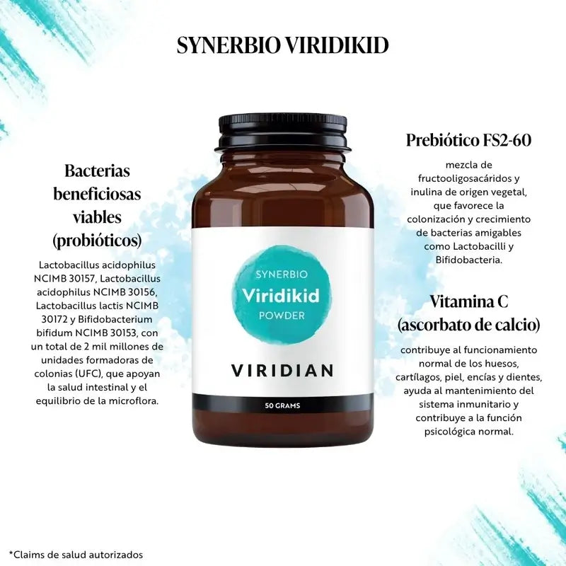 Viridian Synerbio Niños Polvo 50Gr.