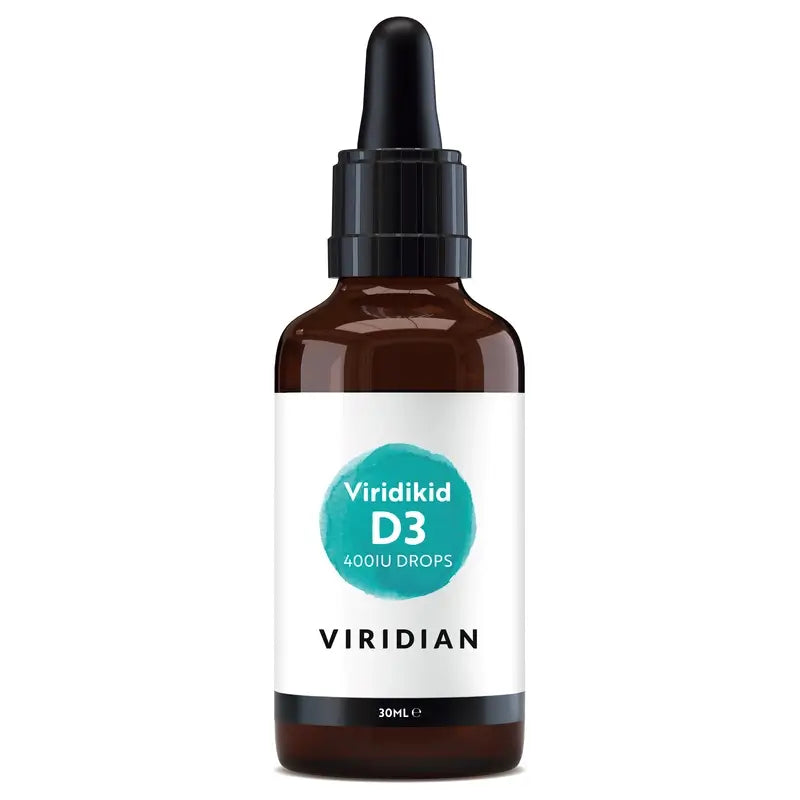 Viridian Virikid Vit D3 400Iu Vegana 30Ml.