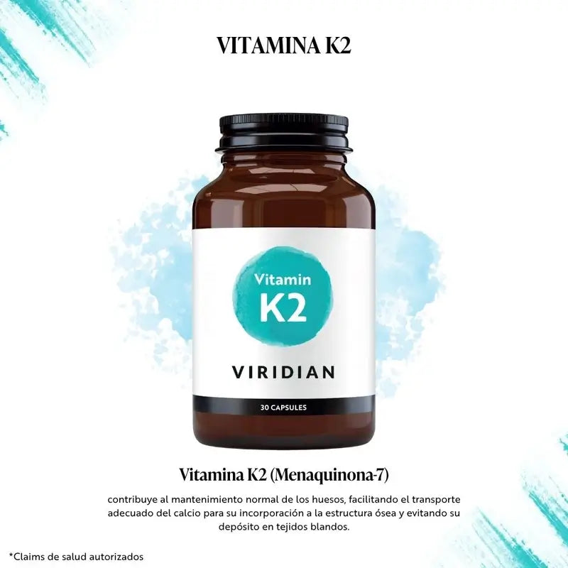 Viridian Vitamina K2 50Ug 30Cap.Veg.