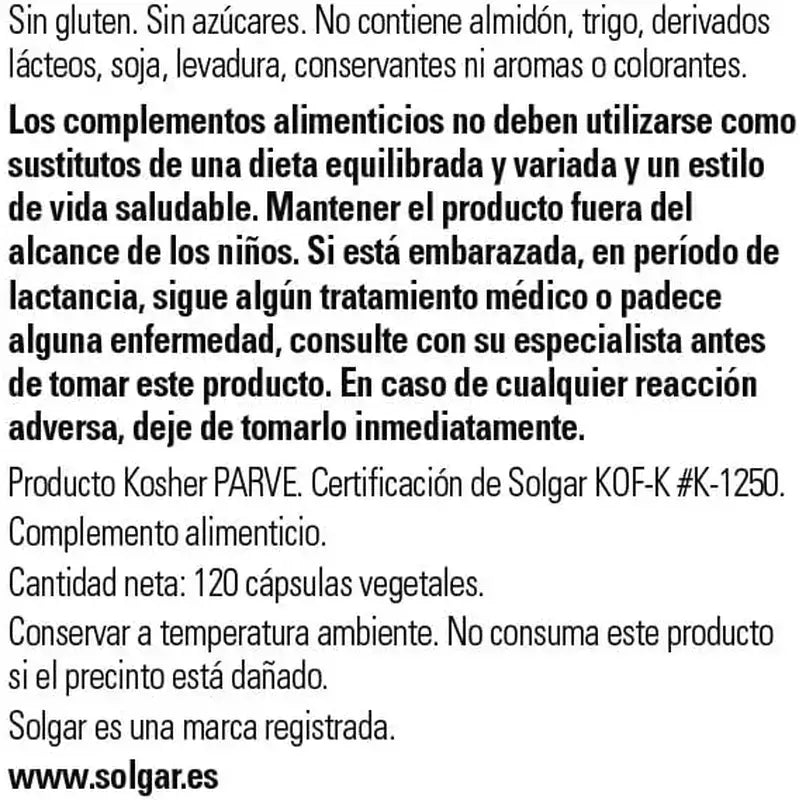 Solgar Vitamina D3 4000 UI, 120 cápsulas