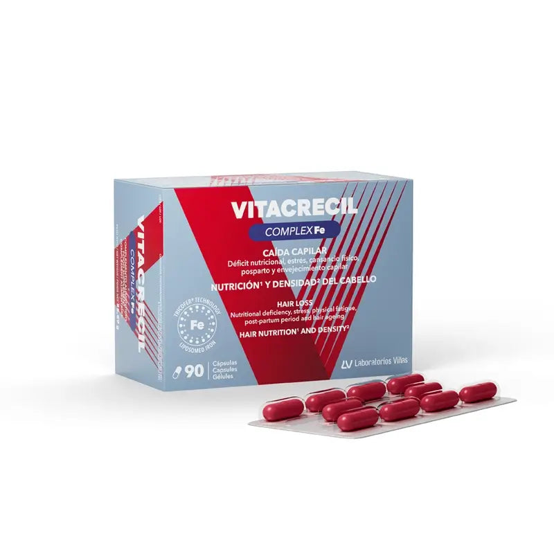 Vitacrecil Complex Fe, 90 Cápsulas