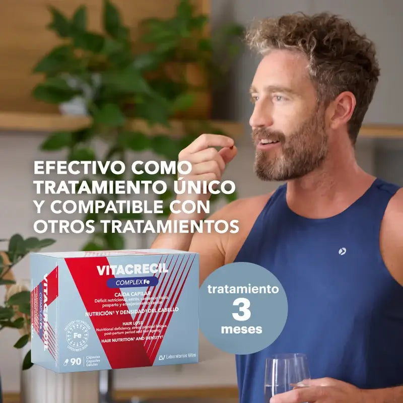 Vitacrecil Complex Fe, 90 Cápsulas
