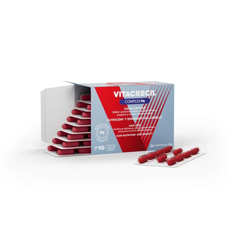 Vitacrecil Complex Fe, 90 Cápsulas