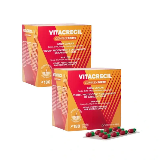Vitacrecil Complex Forte, Pack 2 x 180 cápsulas