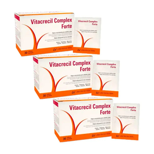 Vitacrecil Complex Forte, Pack 3 x 30 sobres