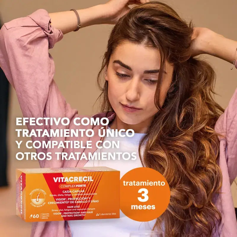 Vitacrecil Complex Forte, Pack 3 x 90 cápsulas