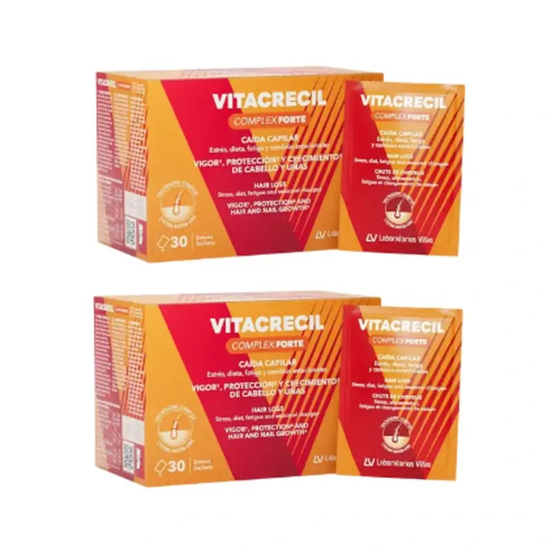 Vitacrecil Duplo Complex Forte, 2 X 30 Sobres