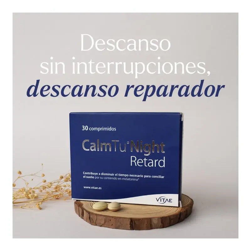 CalmTu Night Retard 30 comprimidos - Sueño continuo con valeriana y melatonina