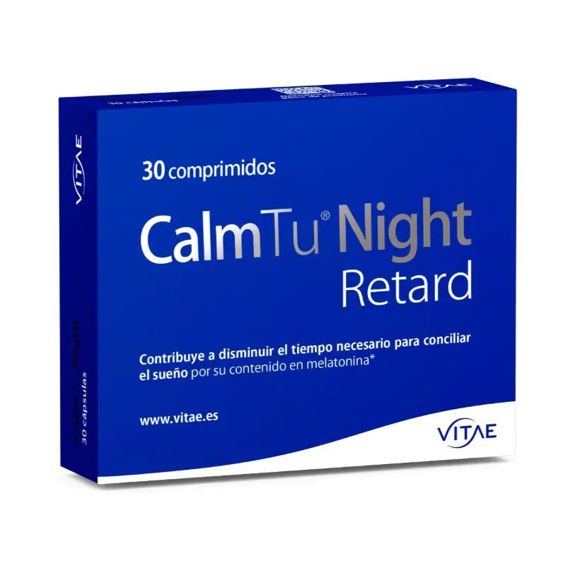 CalmTu Night Retard 60 comprimidos - Sueño continuo con valeriana y melatonina