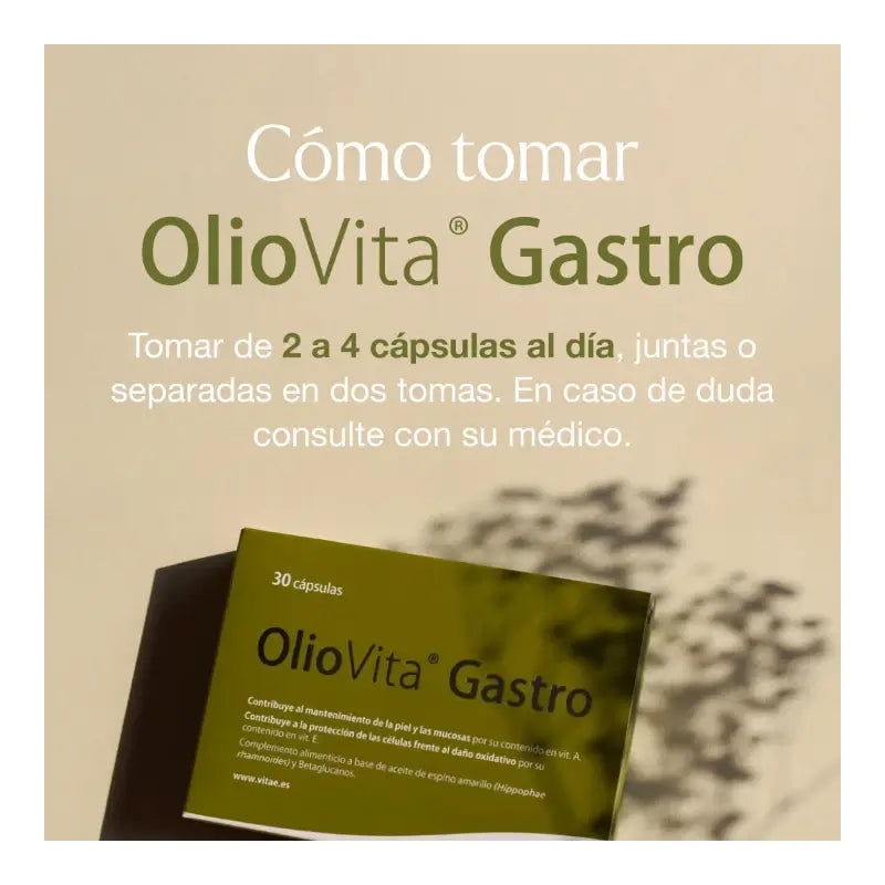 VITAE Oliovita Gastro, 30 cápsulas