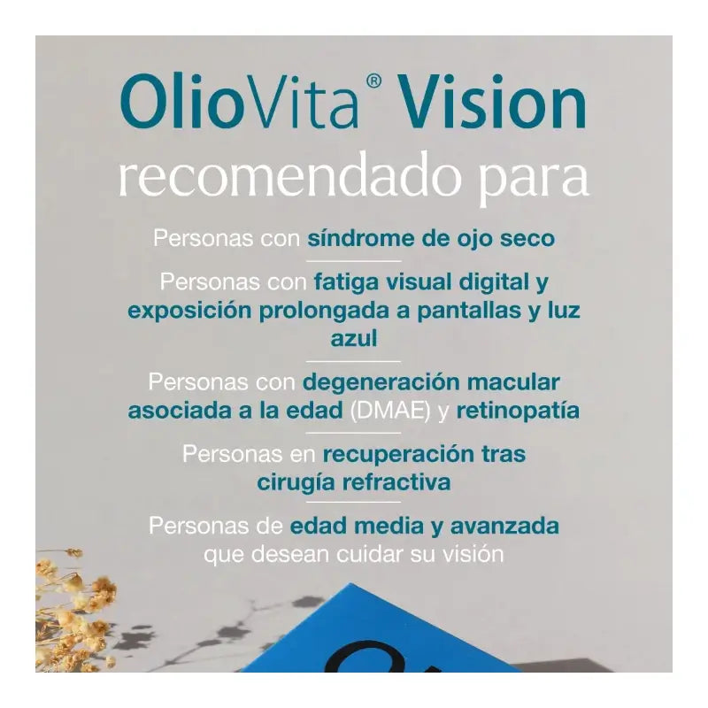 Vitae Oliovita Vision, 120 capsulas