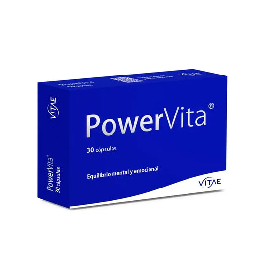 Vitae Powervita, Complemento Alimenticio Con Ashwagandha, 30 cápsulas