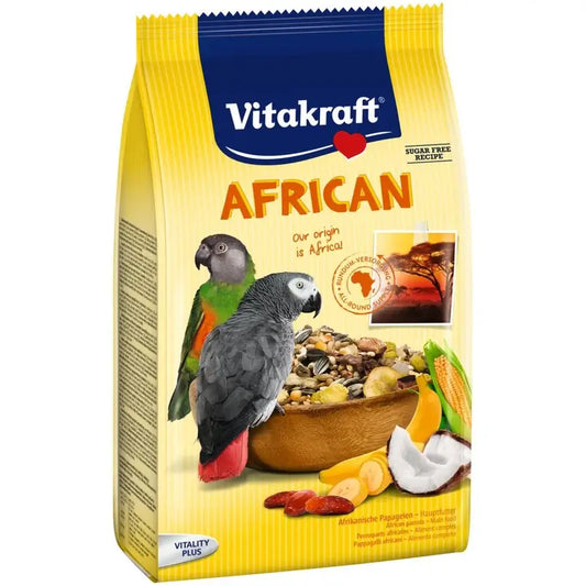 Vitakraft African Loros Grises 750 gramos