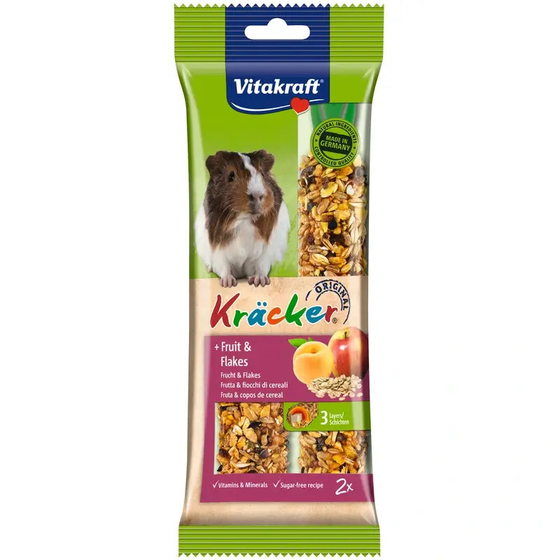 Vitakraft Barritas Cobaya Fruta Y- Copos 5X2Un