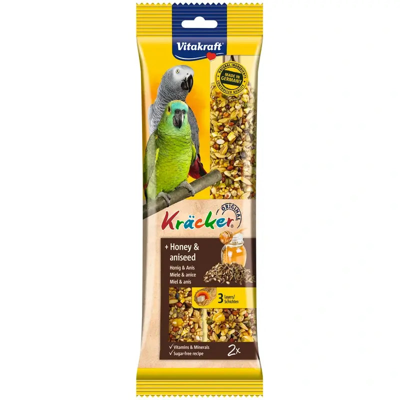 Vitakraft Barritas Loro Africano Miel 5x2 unidades