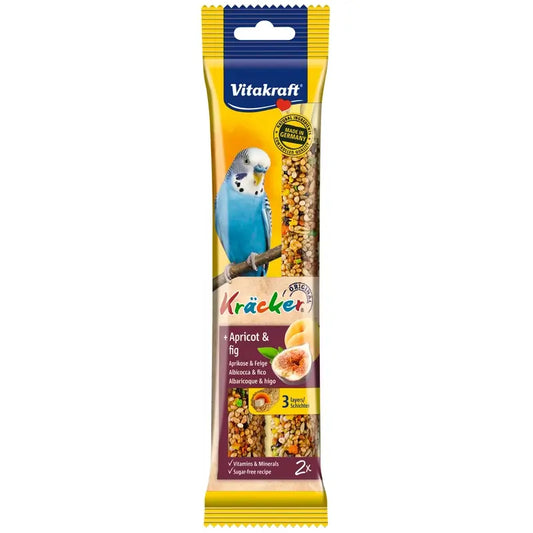 Vitakraft Barritas Periquito Albaricoque Higo 7x2 unidades
