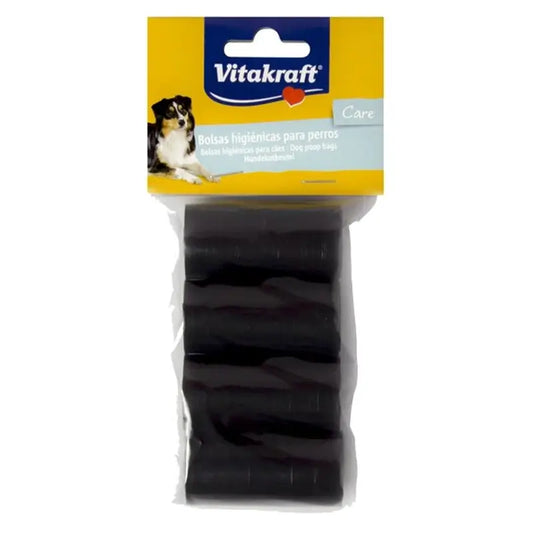 Vitakraft Bolsas Negras Heces- Perro 4X20Un