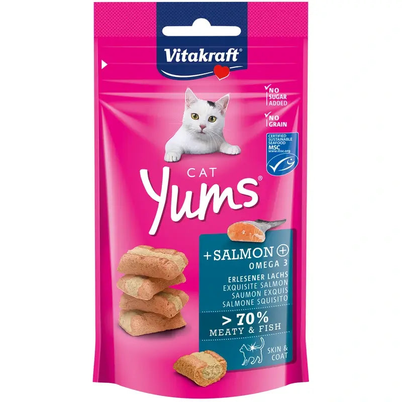 Vitakraft Cat Yums Salmón 9x40 gramos