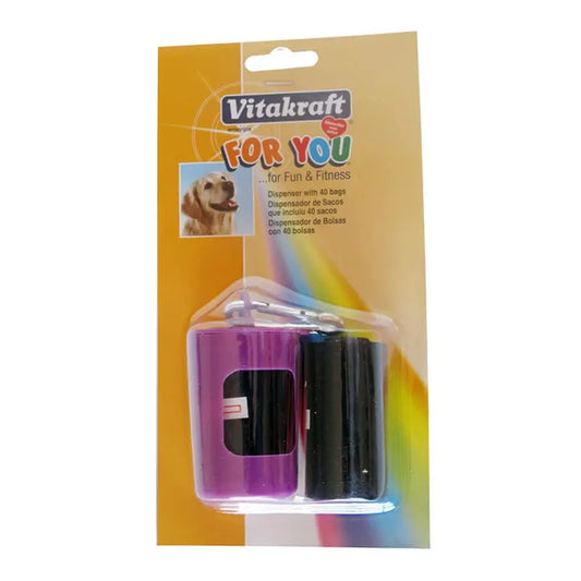 Vitakraft Dispensador Bolsas- Heces Perros, 1 unidad