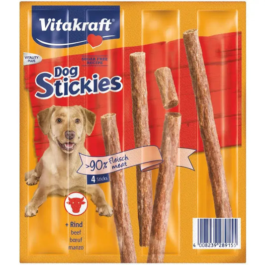 Vitakraft Dog Stickies Buey 14x44 gramos