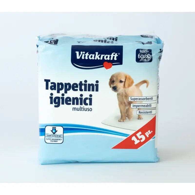 Vitakraft Empapadores Para Cachorros 60X60Cm 15Un