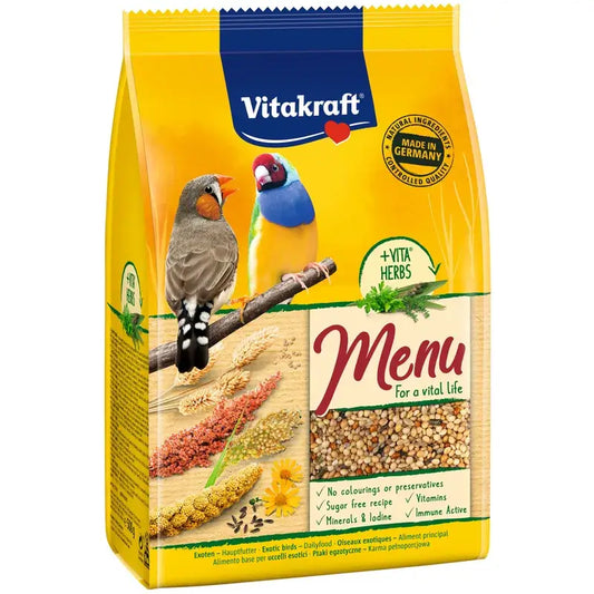 Vitakraft Menu Premium Exotics 500 gramos