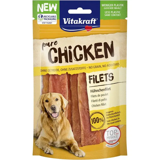 Vitakraft Snack Tiras Pollo 10X80Gr