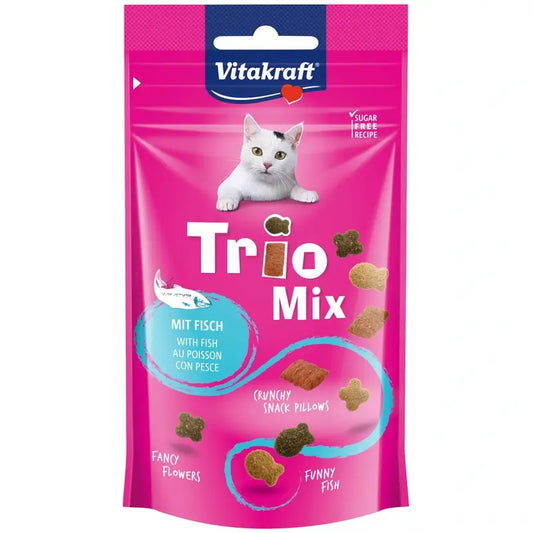 Vitakraft Snack Trio Mix Salmón 8x60 gramos