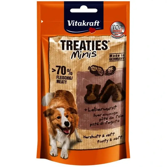 Vitakraft Treaties Minis Salmón Y Omega 3 8x48 gramos