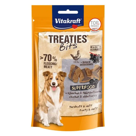 Vitakraft Treaties + Superfood Bayas De Sauco 100 gramos