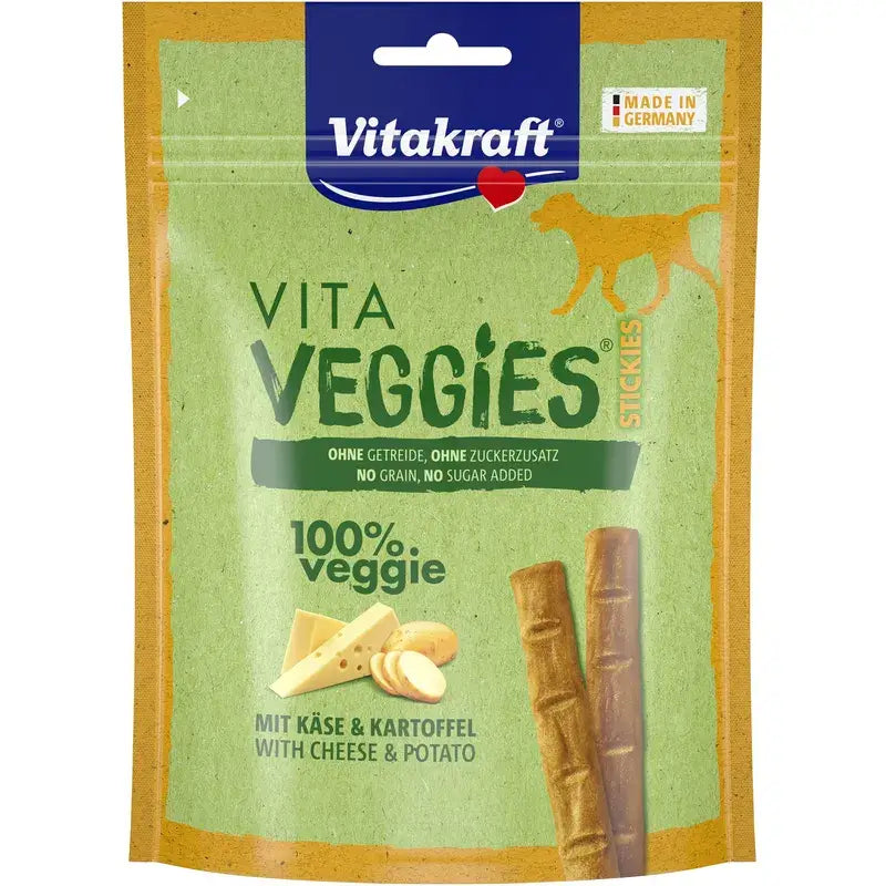 Vitakraft Veggies Dog Sticks- Queso 9X80Gr