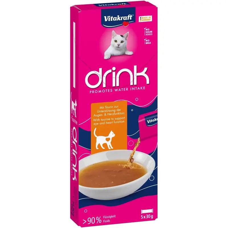 Vitakraft Vita Drink Pollo Con Taurina 9X5X30Gr