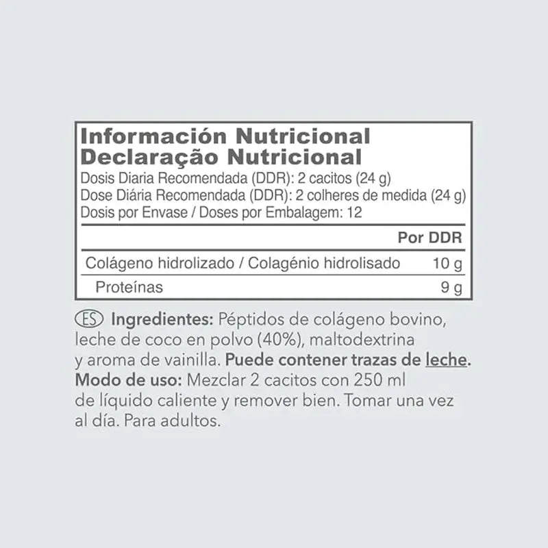 Vital Proteins Crema En Polvo, Colágeno Sabor Vainilla, 295 gr