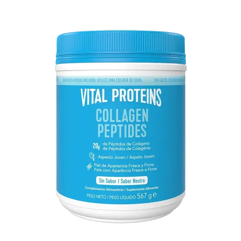 Vital Proteins Pack Colágeno Péptidos 567 g + 10 Sobres Sabor Neutro