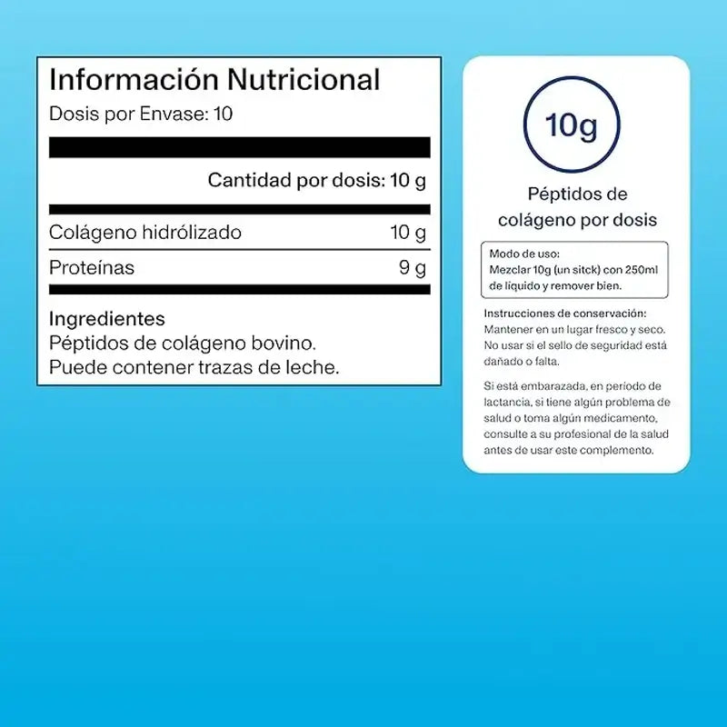 Vital Proteins Pack Colágeno Péptidos 567 g + 10 Sobres Sabor Neutro