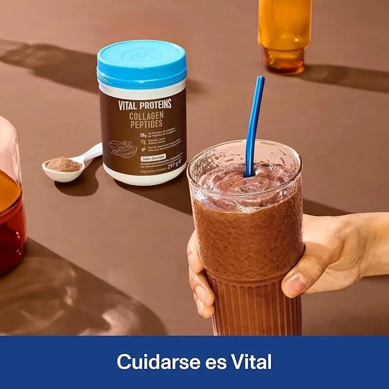 Vital Proteins Péptidos De Colágeno Sabor Chocolate, 297 gr