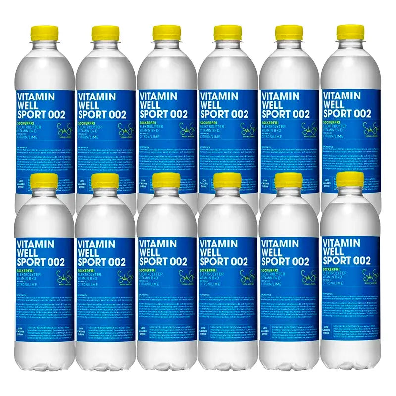 Vitamin Well Sport 002 , pack 12 x 500 ml