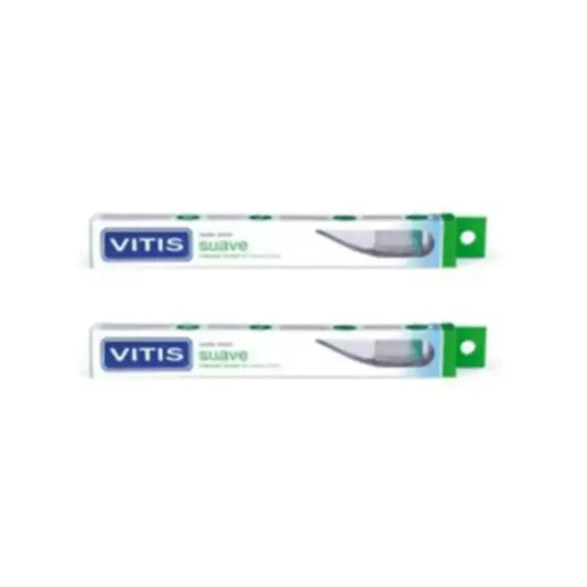 Vitis Cepillo Dental Suave, 2 Unidades
