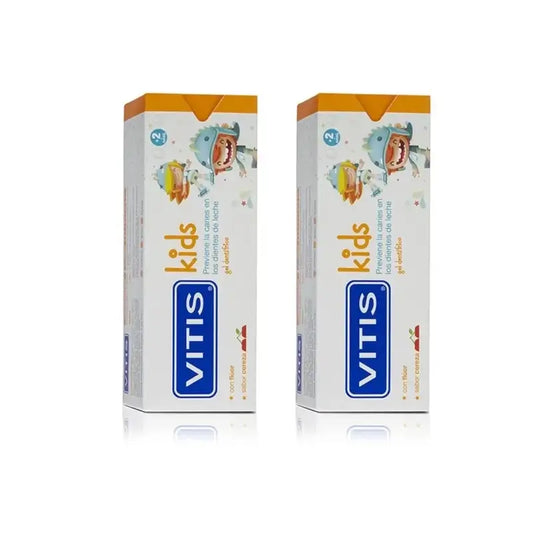 Vitis Kids Gel Dentífrico, 2X50 Ml